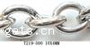 Ovale Eisenkette, Eisen, plattiert, keine, frei von Blei & Kadmium, 8.4X10MM, 100m/Strang, verkauft von Strang